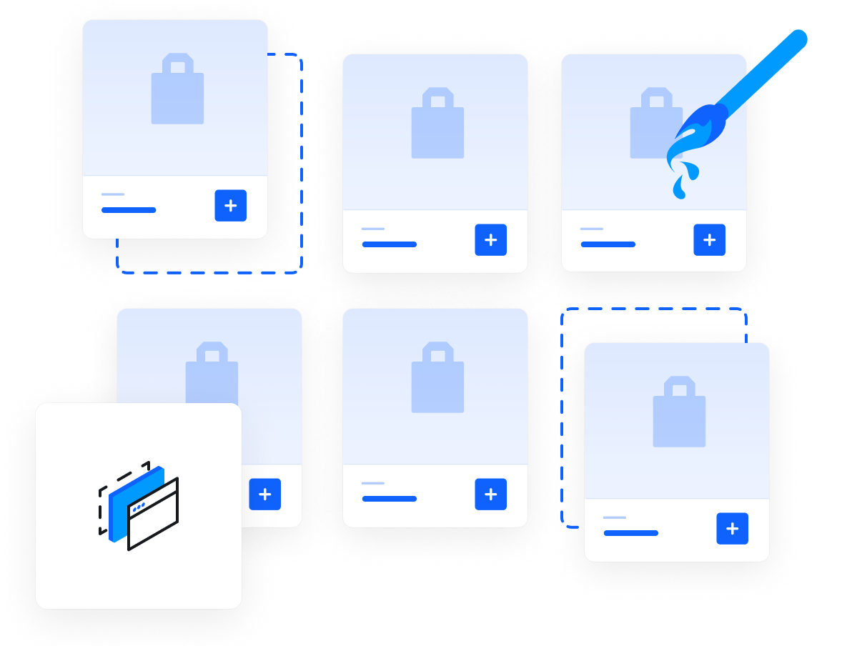 Site Builder -  Creating an impressive online store is effortless